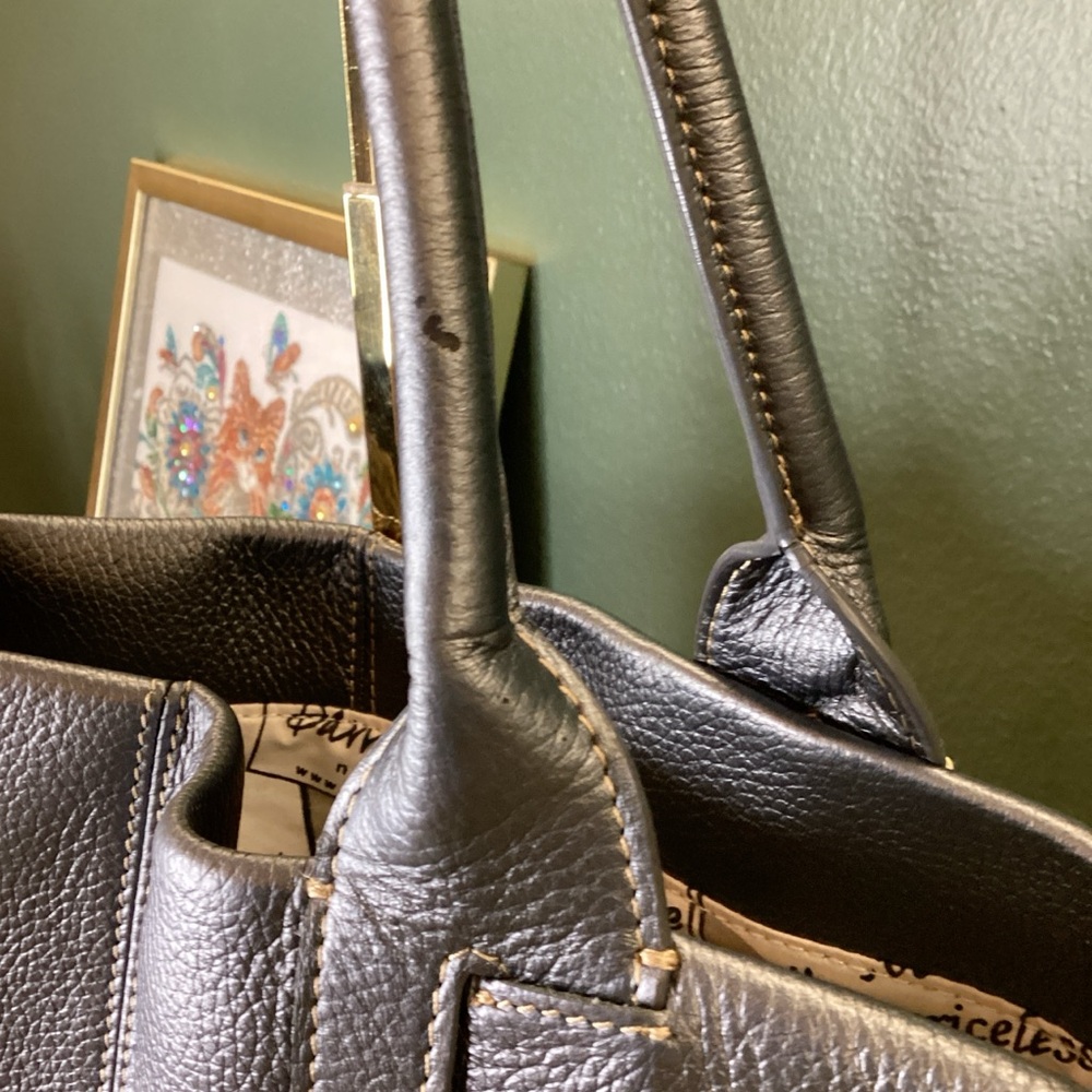 Barr & Barr Silver/blue Metallic Tote‎ Bag - Picture 5 of 6